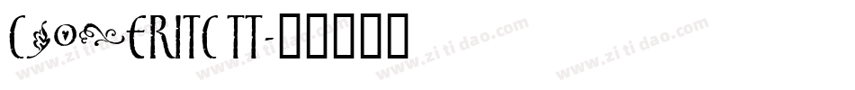 CloverITC TT字体转换